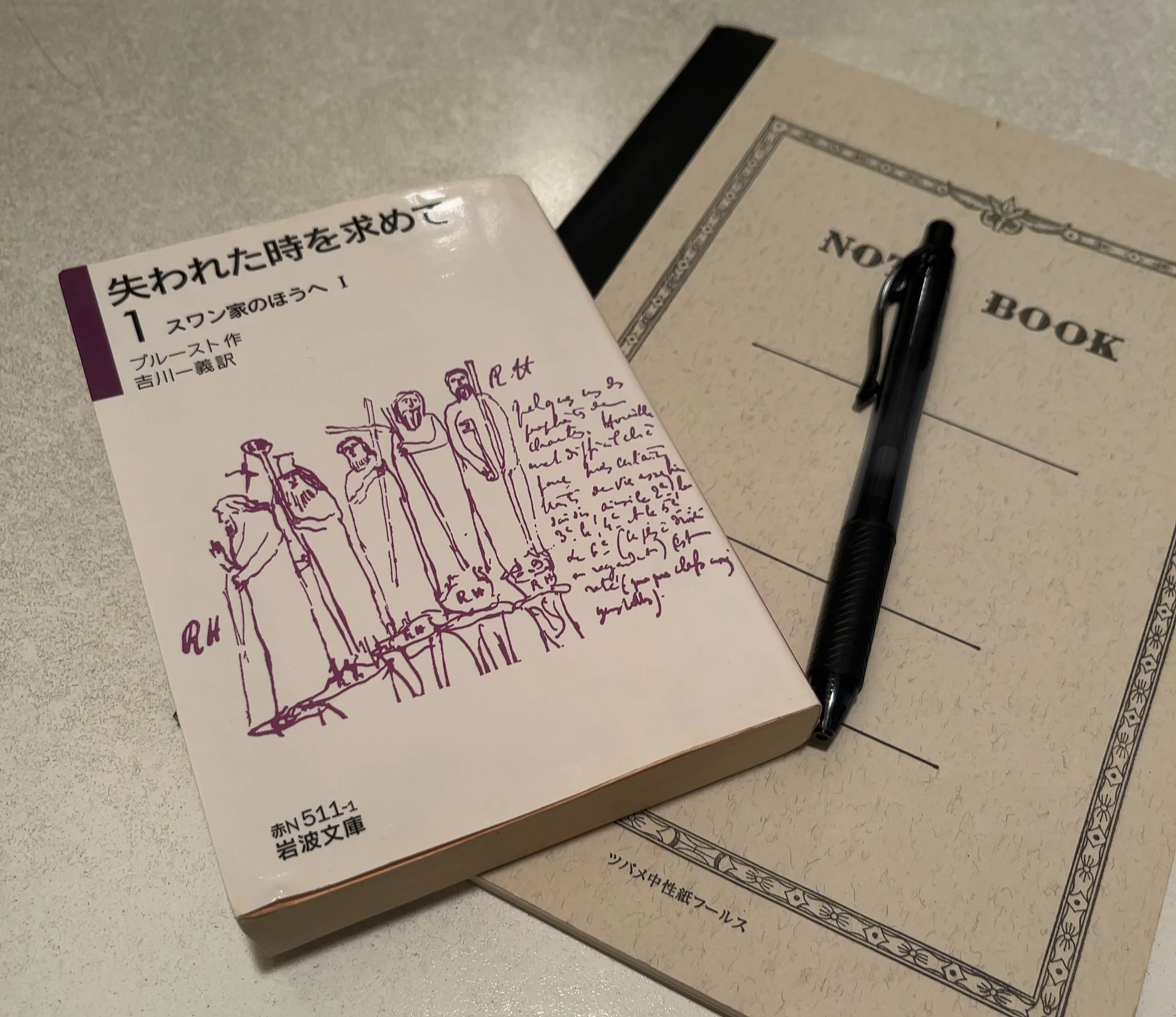 Proust et un carnet